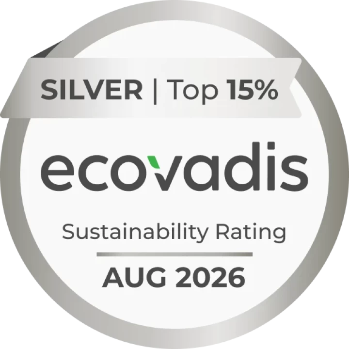 EcoVadis-Auszeichnung für Nachhaltigkeit Top 5 % 2024