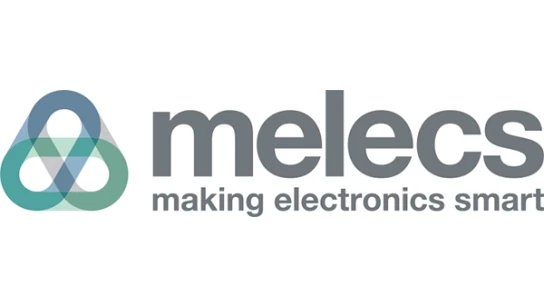 Logotipo de Melecs, multinacional de servicios de fabricación y desarrollo de electrónica 