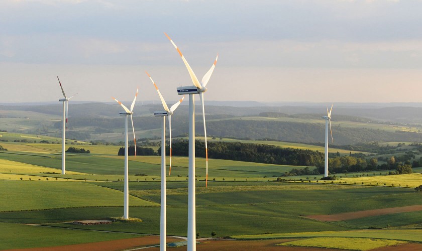 Wind power plant by energy provider EnBW
