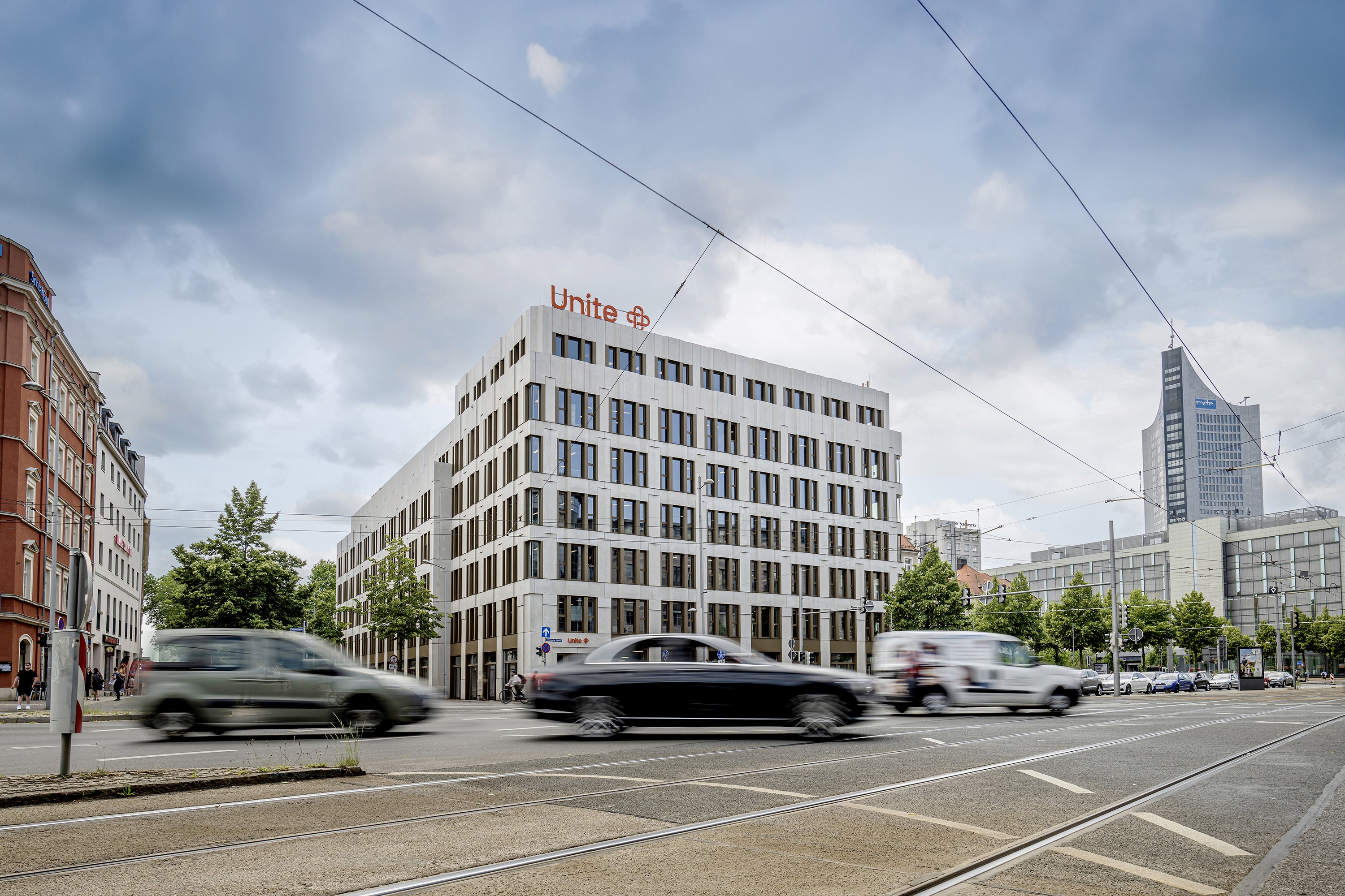 Imagen de la nueva sede de Unite en pleno centro de Leipzig 