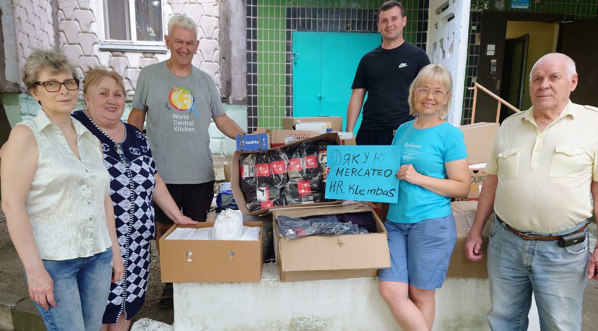 Ukrainians receive relief materials donated through Unite