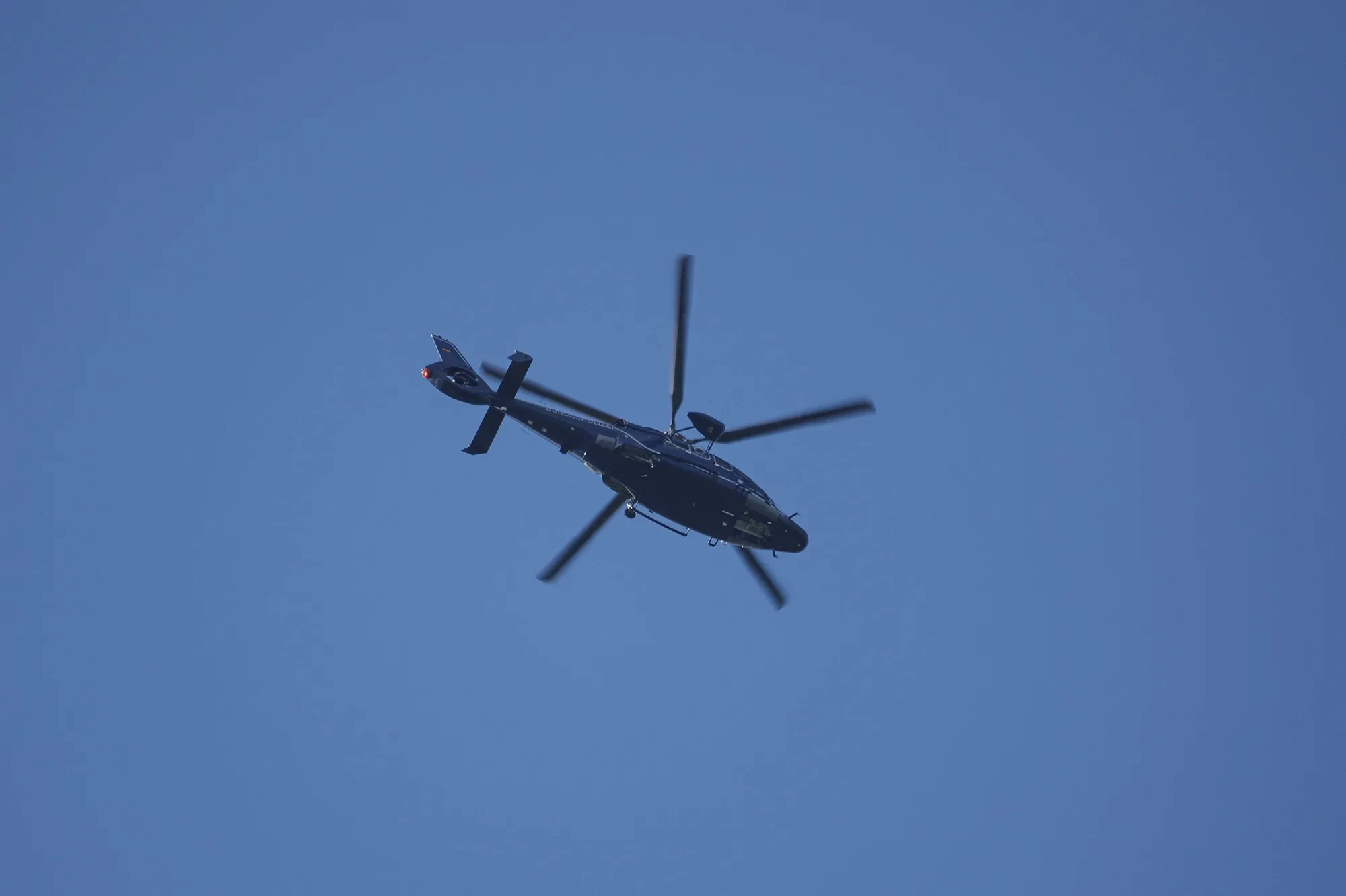 Hubschrauber der Polizei Berlin