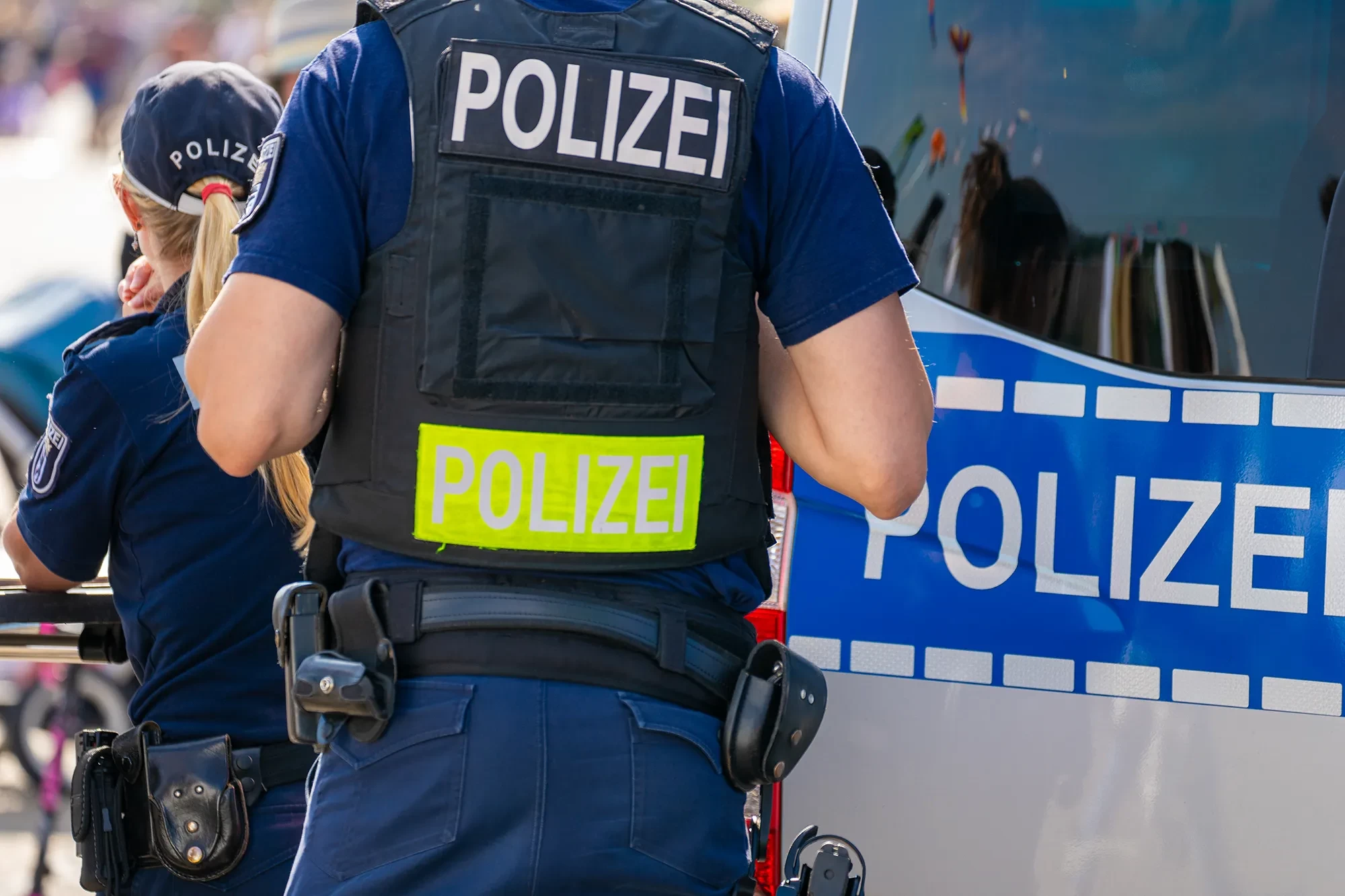Polizist im Einsatz