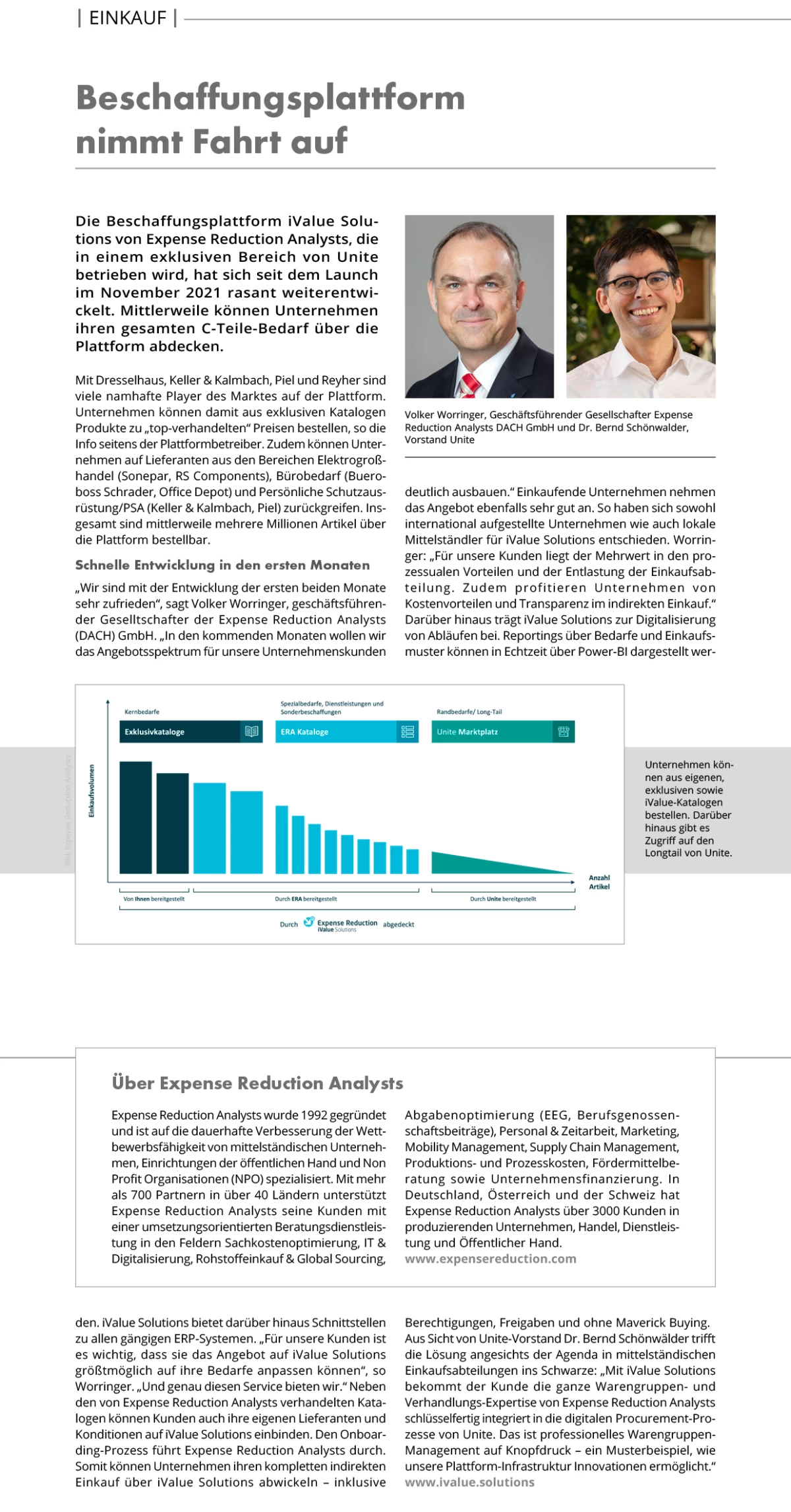 Beschaffungsplattform nimmt Fahrt auf
