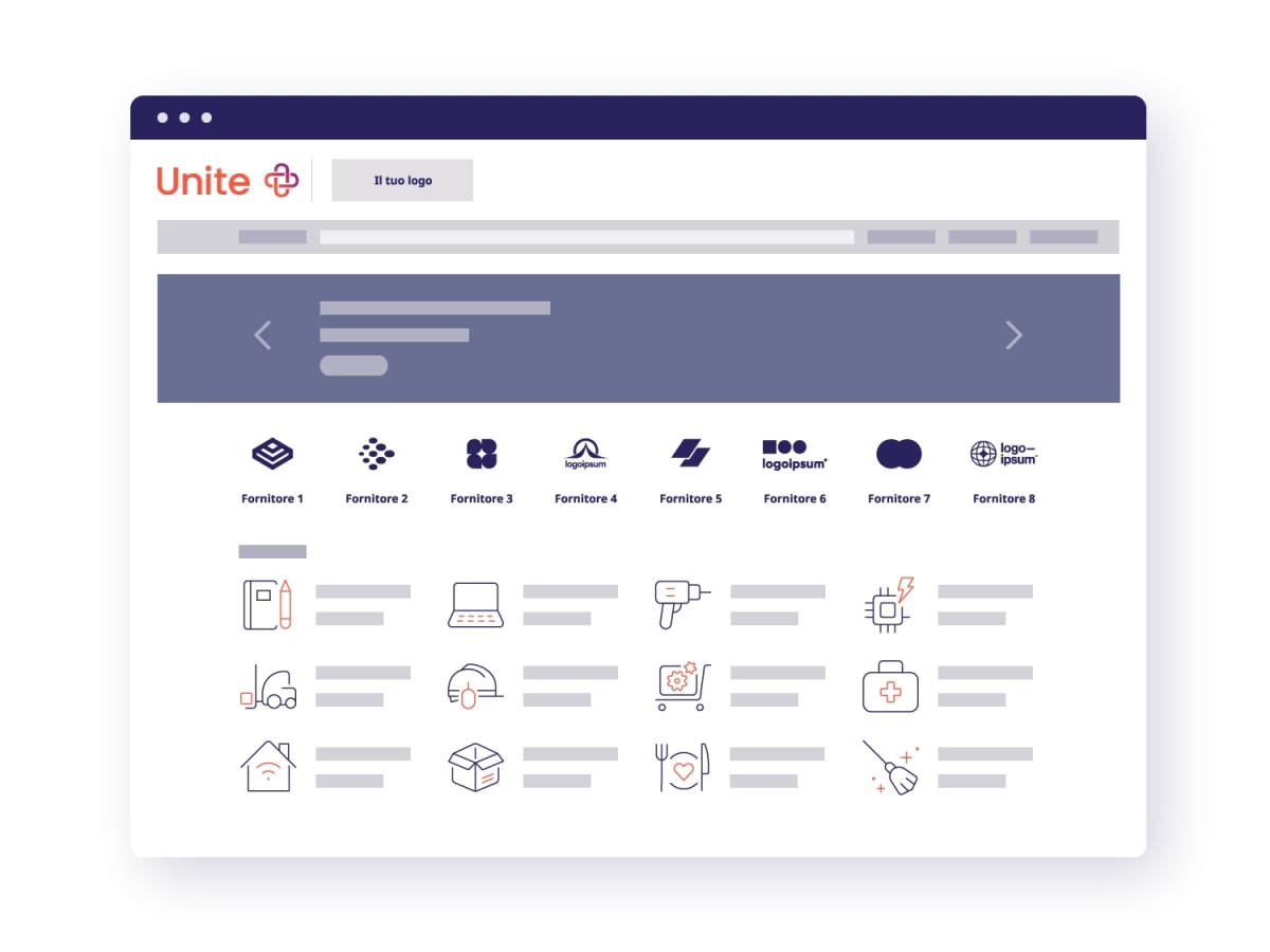 cataloghi esclusivi in evidenza sulla home page di Unite