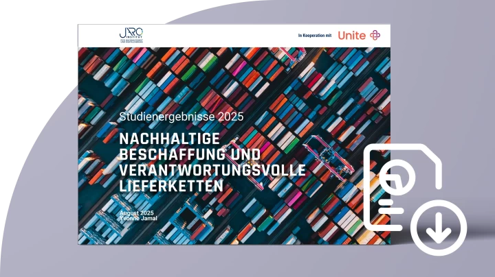 Studie für nachhaltige Beschaffung von Unite und Jaro